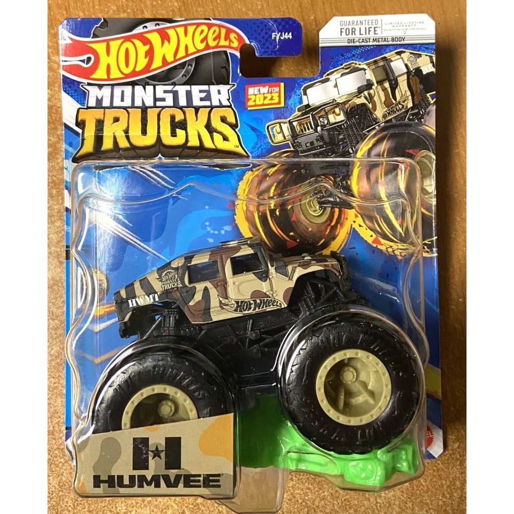 2023 Hot Wheels Monster Truck Crash Legends #4 Humvee